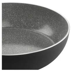Sauteuse avec couvercle en verre, 28 cm, Aluminium, Revêtement antiadhésif en céramique