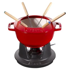 Service à fondue 18 cm, Cerise