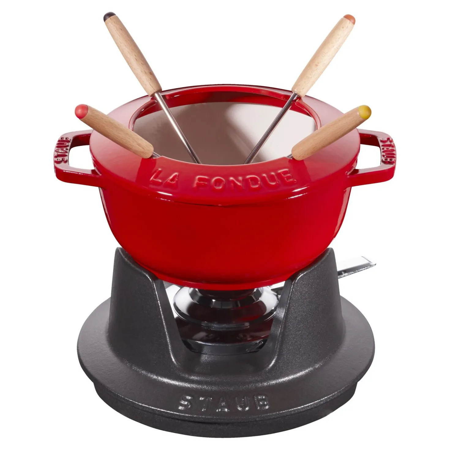Service à fondue 16 cm, Cerise