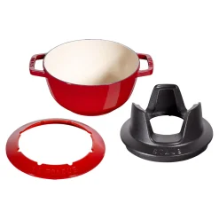 Service à fondue 20 cm, Cerise