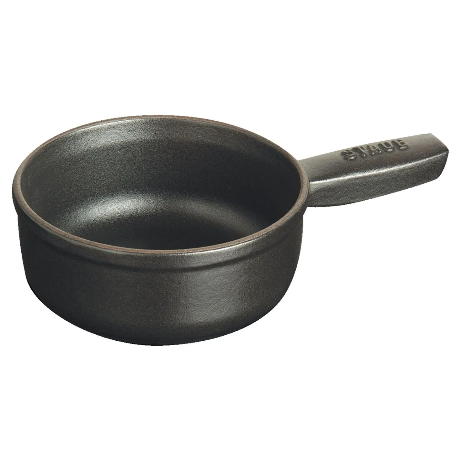 Service à fondue 12 cm, Noir mat