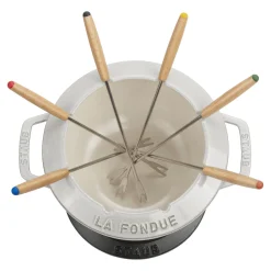 Service à fondue montagne 20 cm, Truffe blanche