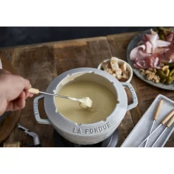 Service à fondue montagne 20 cm, Truffe blanche