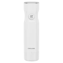 Set boîtes sous-vide & pompe, 6-pcs. /M, semi transparent-gris / blanc, Plastique