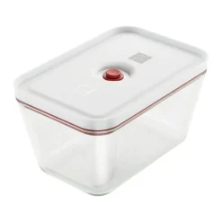 Set boîtes sous-vide, 3-pcs. /S/M/L, rouge, Verre