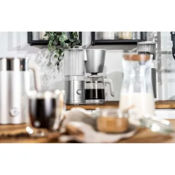 Set cafetière & broyeur, 2-pcs, argent