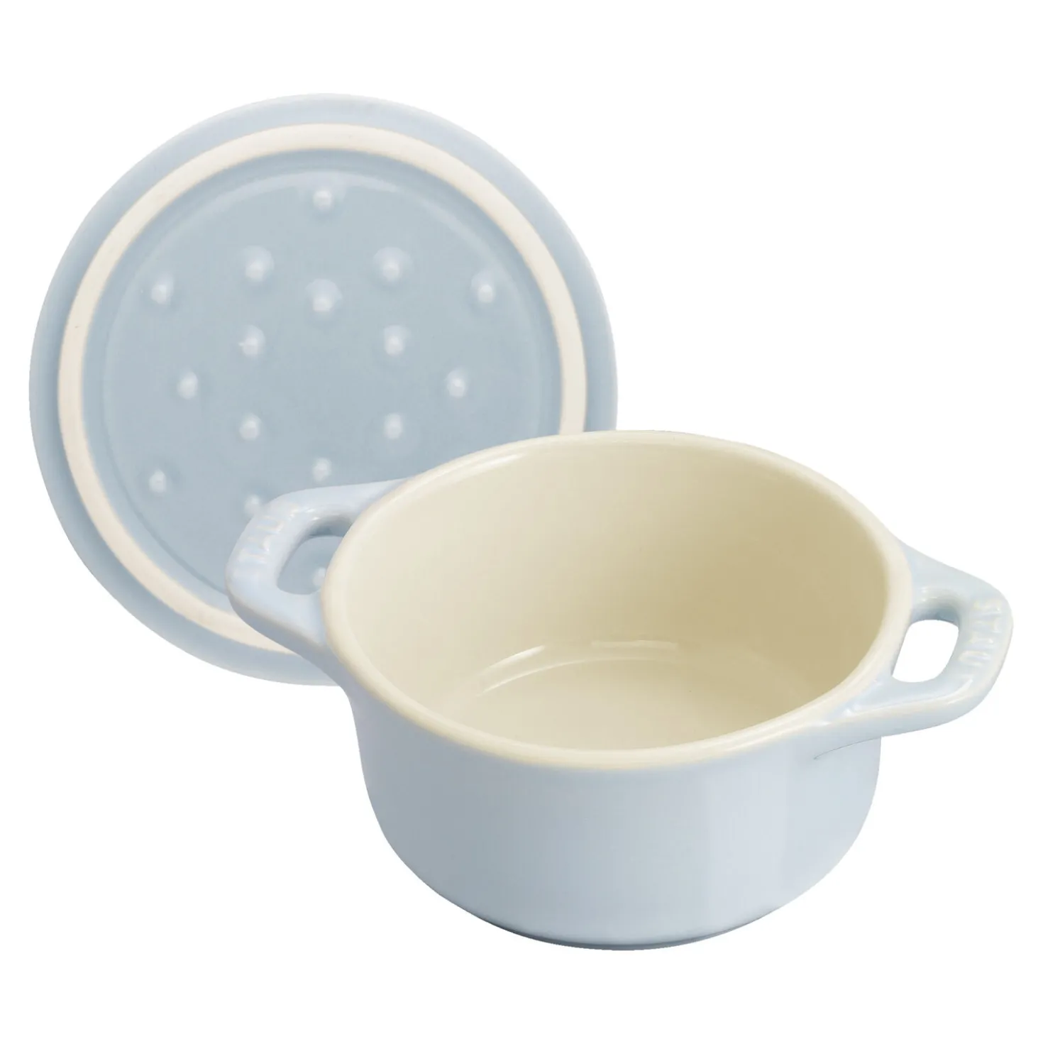 Set cocottes macaron 6-pcs, Rond(e), Couleurs mélangées, Céramique