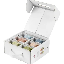 Set cocottes macaron 6-pcs, Rond(e), Couleurs mélangées, Céramique