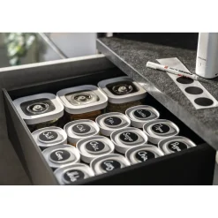 Set CUBE, XS / 3-pcs, transparent-blanc