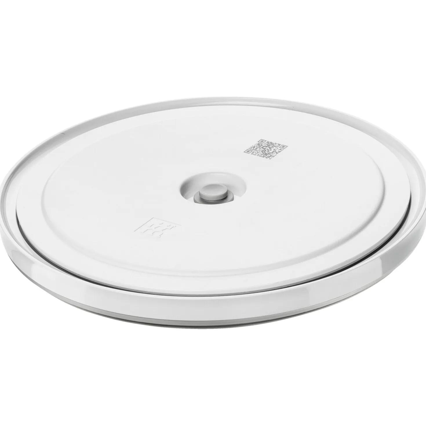 Set de bols avec couvercles sous vide, 4-pcs. /M/L/18/24cm, cerise / blanc, Céramique