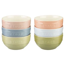 Set de bols macaron 14 cm / 6-pcs