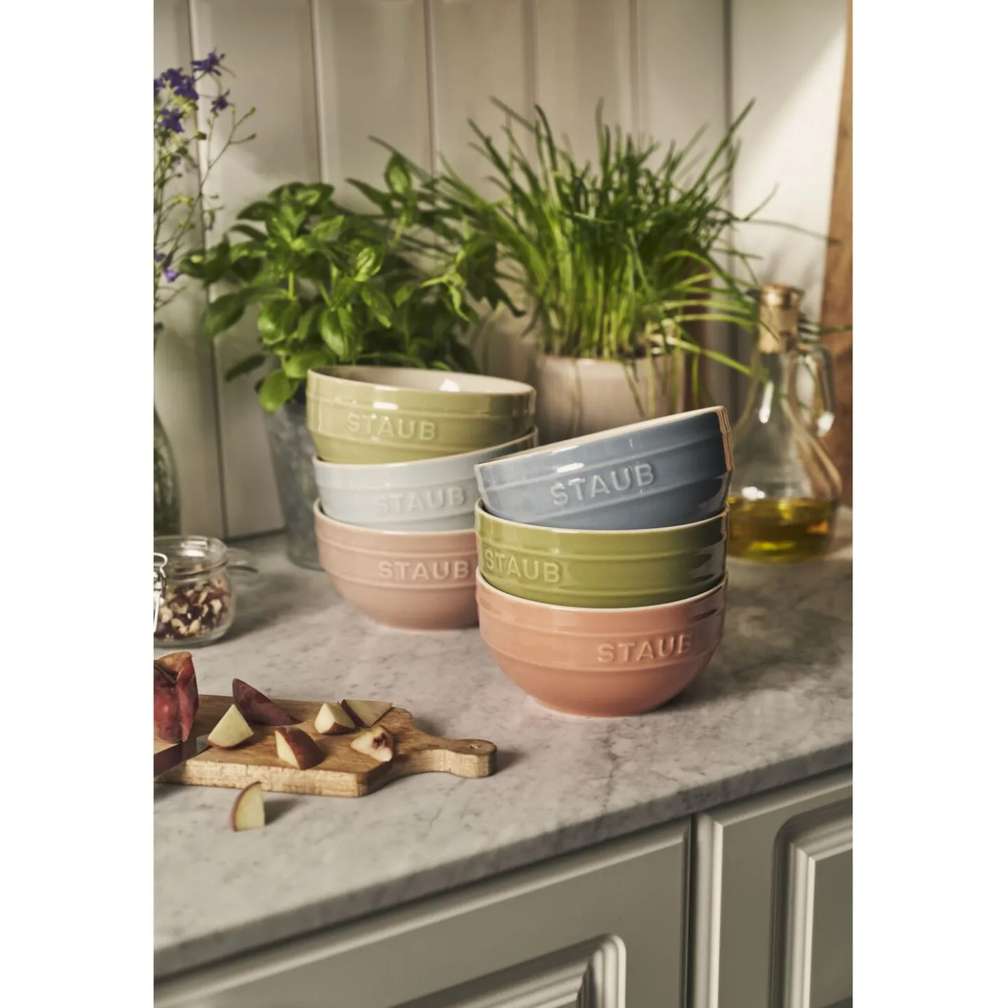 Set de bols macaron 14 cm / 6-pcs