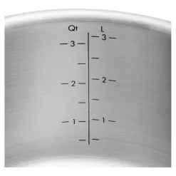 Set de casseroles, 5-pcs, Inox 18/10