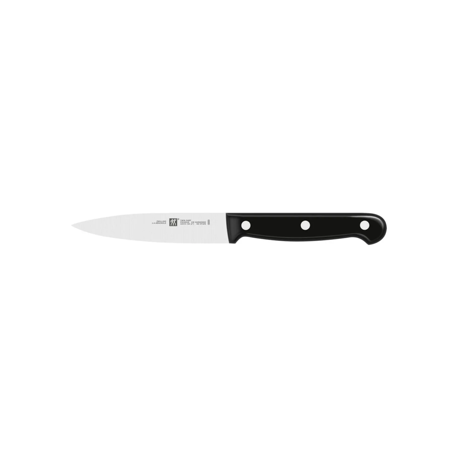 Set de couteau de chef & bloc de couteaux vide magnétique, 5-pcs. /10/16/20 cm, brun, Bambou