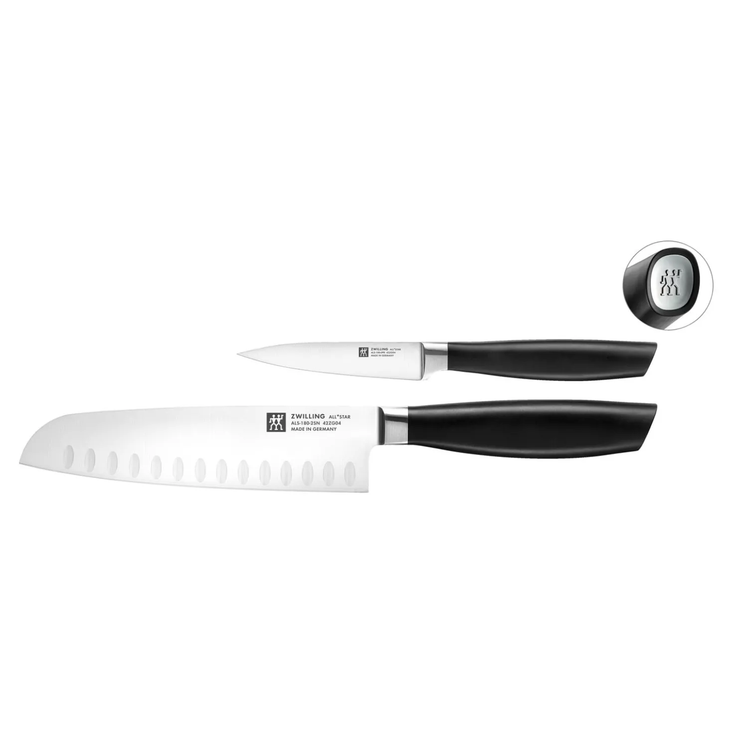Set de couteaux 2-pcs, Argent