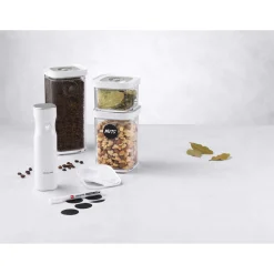 Set de démarrage sous vide CUBE, S / 6-pcs, transparent-blanc