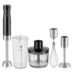 Set de mixeur plongeant, noir