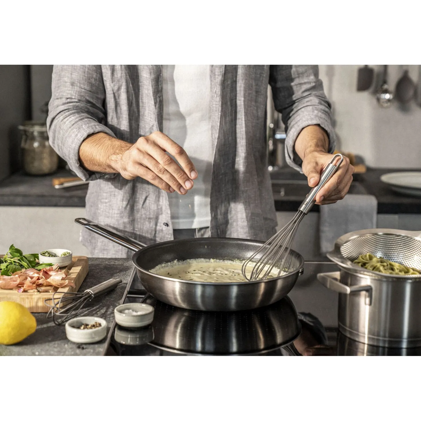 Set de pâtisserie avec fouet, spatule et pinceau, 3-pcs.