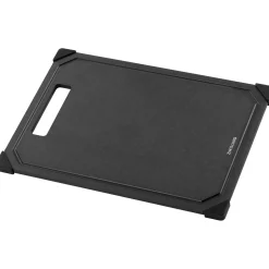 Set de planches à découper avec support, 4-pcs. /S/M/L, noir mat, Fibres de Bois