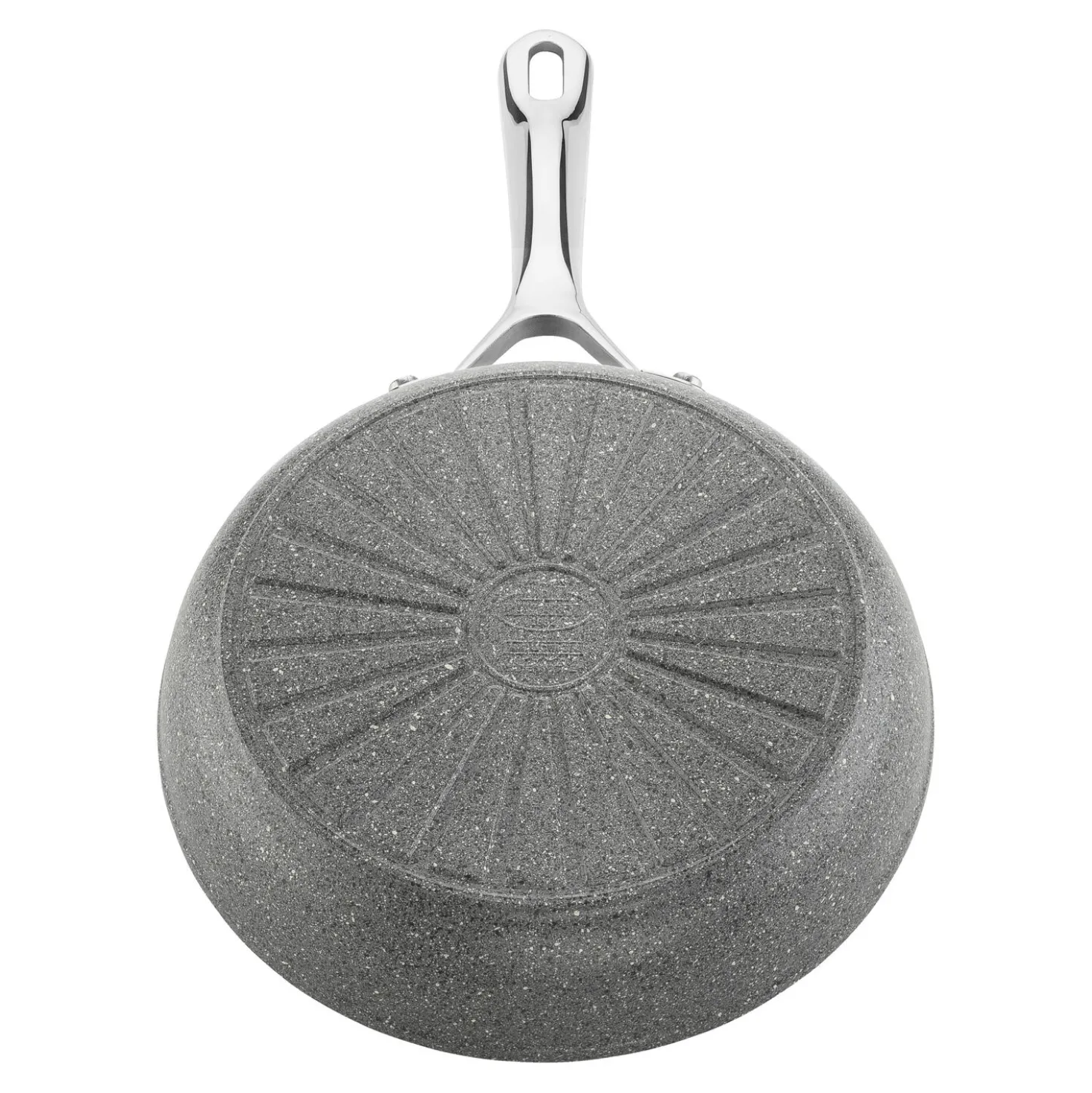 Set de poêles, 3-pcs. /20/24/28 cm, gris pierre, Aluminium
