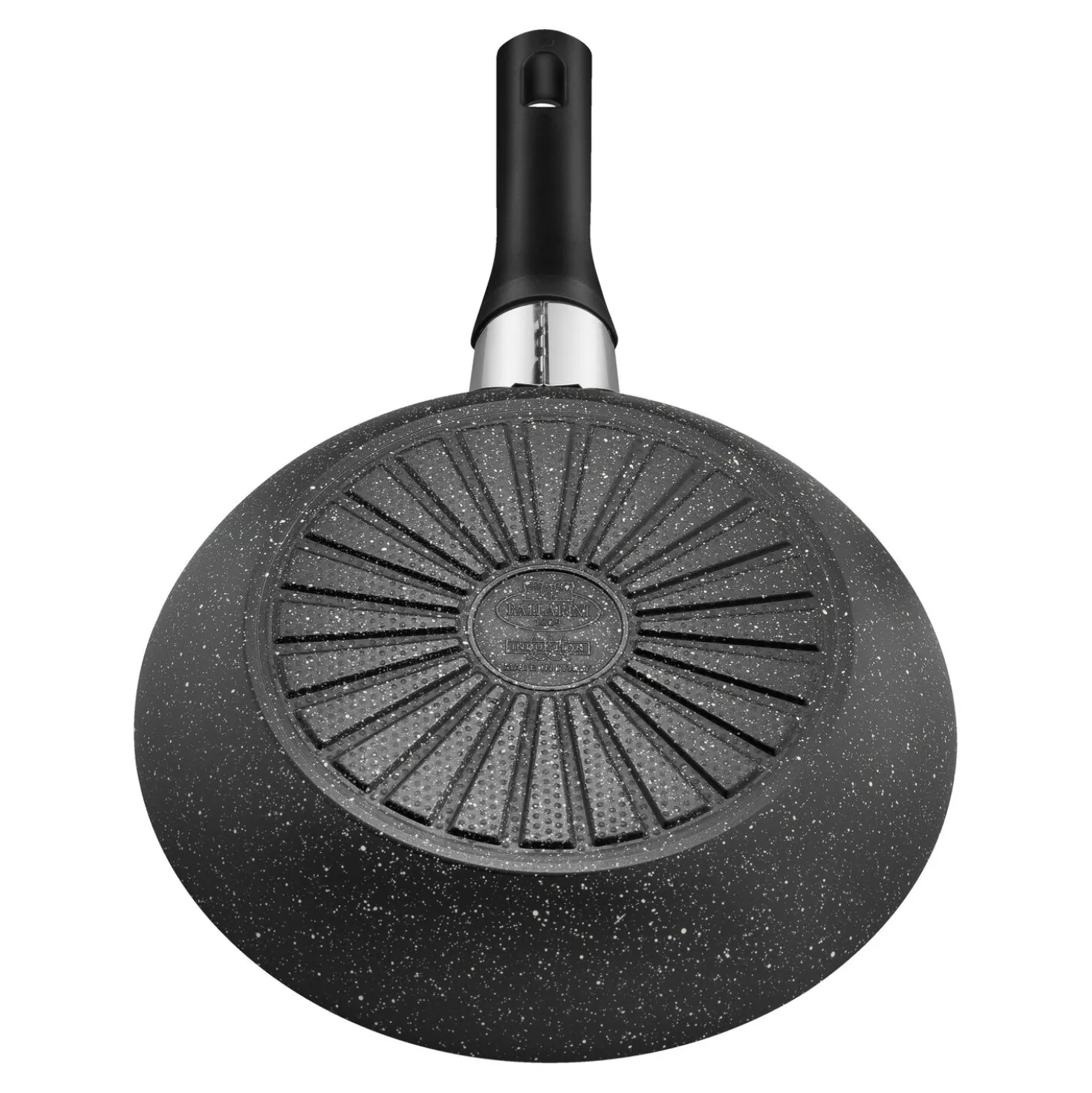 Set de poêles, 2-pcs. /24/28 cm, noir mat, Aluminium