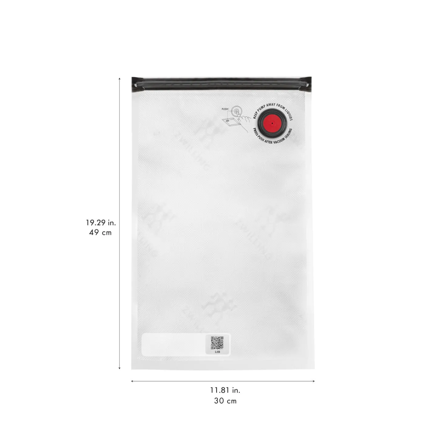 Set de sacs sous vide, S/M/L / 10-pcs