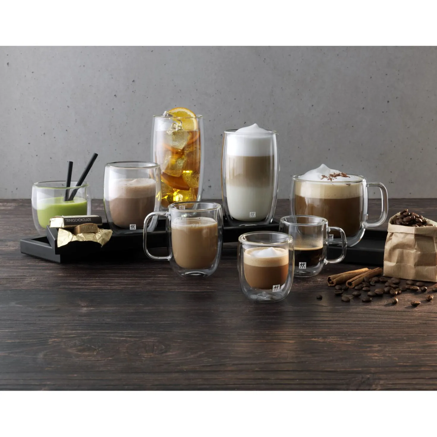 Set de verres à cappuccino, 6 pcs / 450 ml