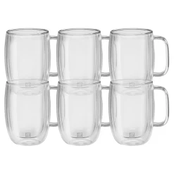 Set de verres à latte, 6 pcs / 450 ml