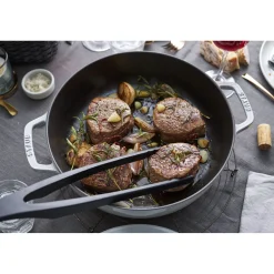 Set d’accessoires de cuisine avec une pince, une cuillère multi-usages et une cuillère à servir, 3-pcs.