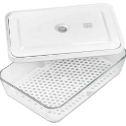 Set d’accessoires sous vide pour boîtes en verre, Boîte à frigo/Plat à gratin / 2-pcs