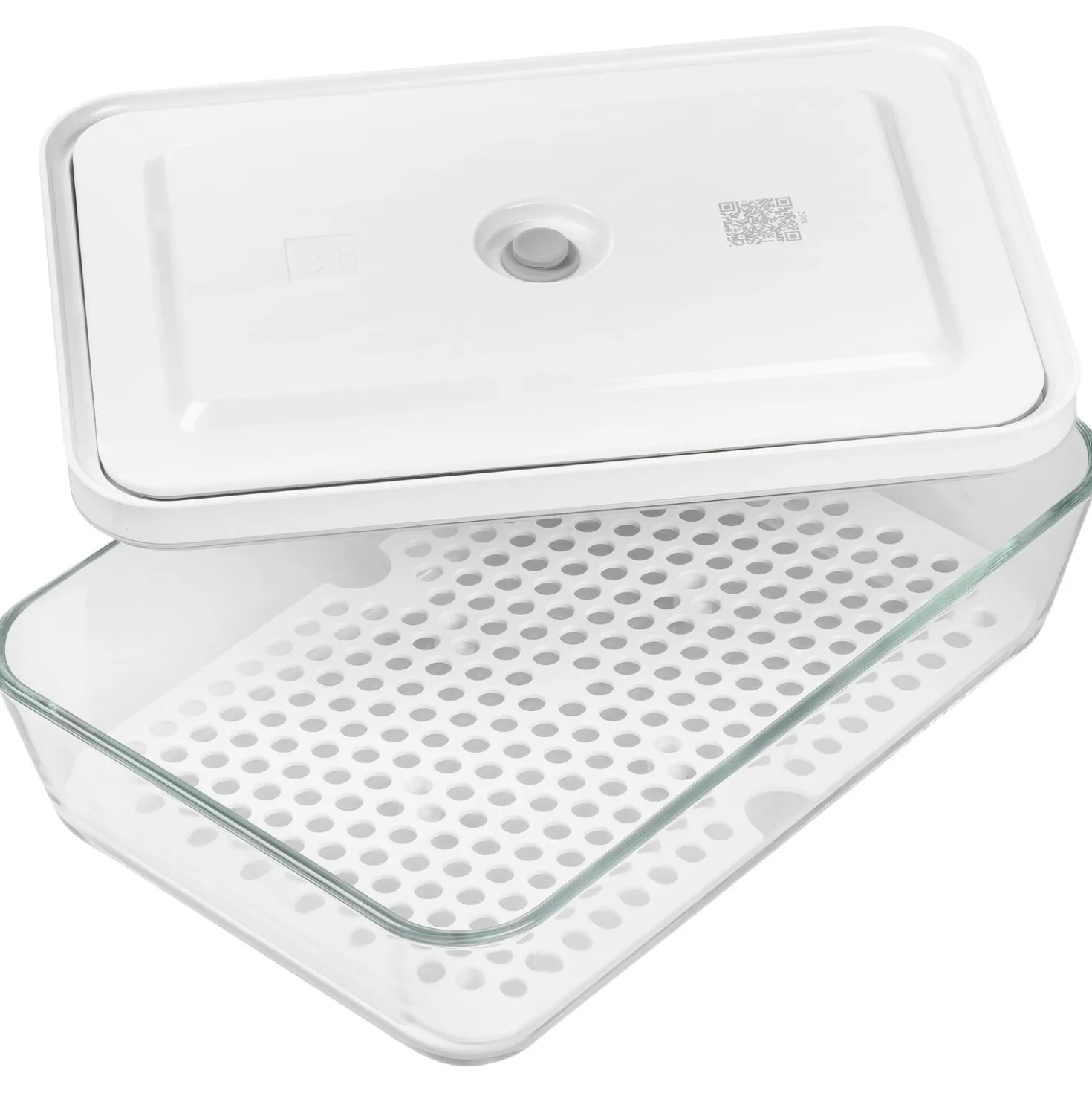 Set d’accessoires sous vide pour boîtes en verre, Boîte à frigo/Plat à gratin / 2-pcs