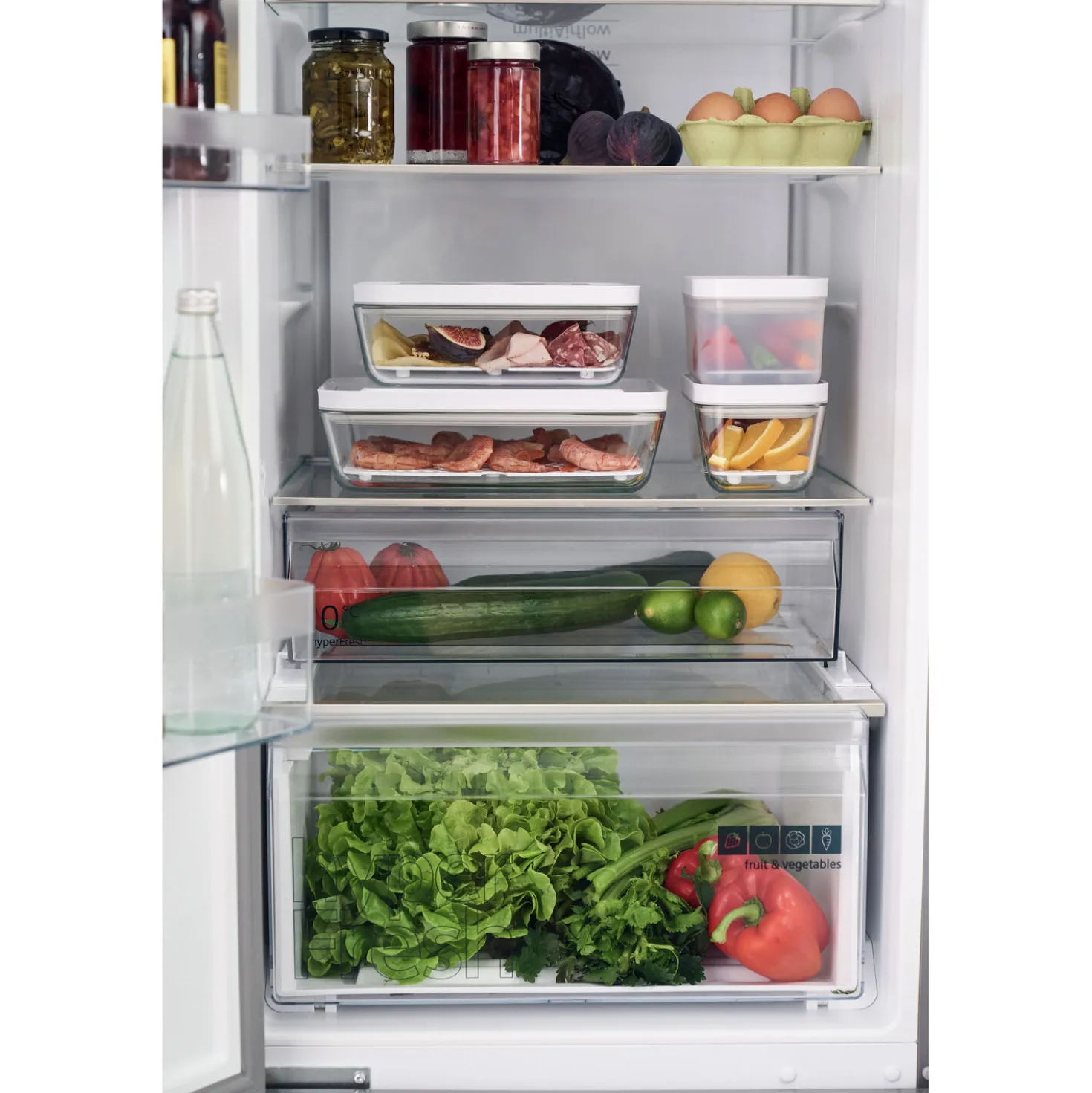Set d’accessoires sous vide pour boîtes en verre, Boîte à frigo/Plat à gratin / 2-pcs