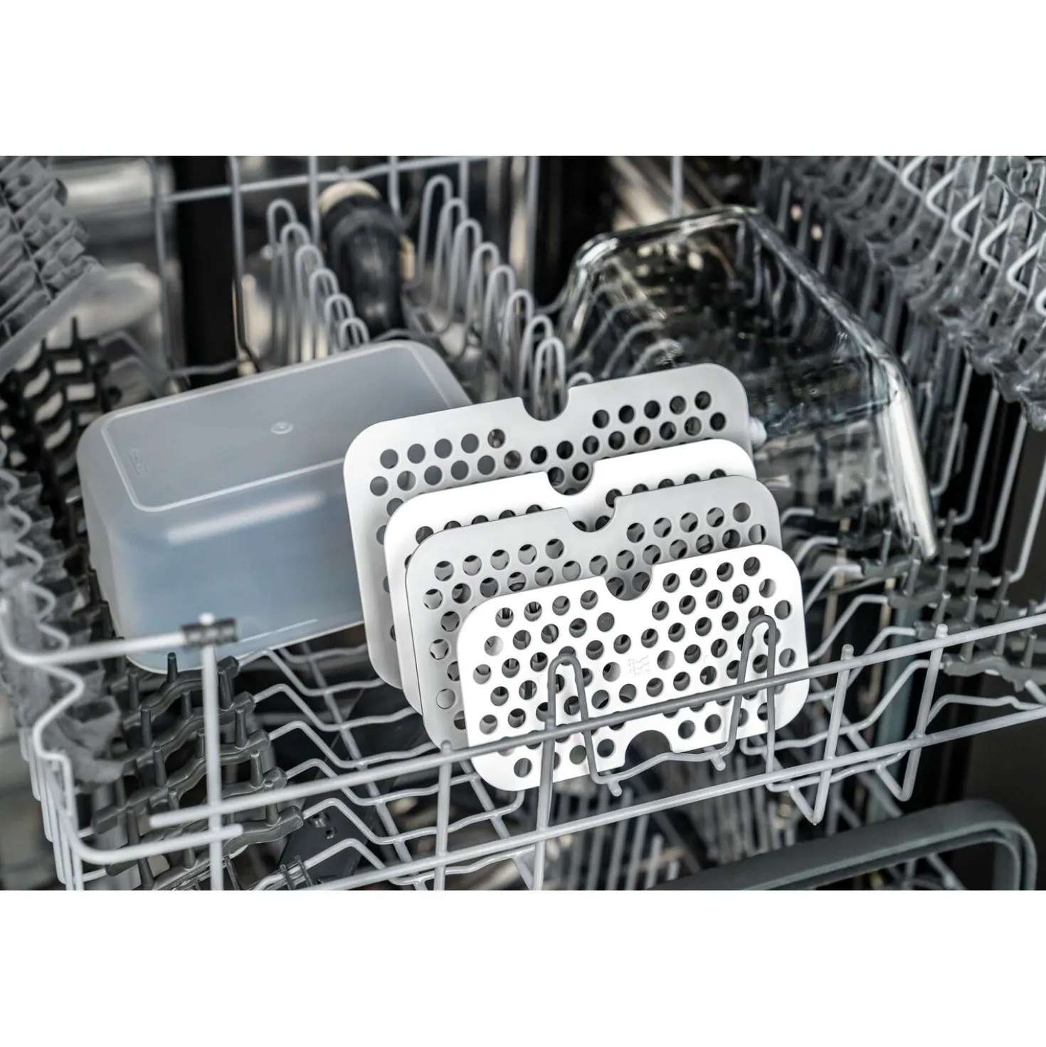 Set d’accessoires sous vide pour boîtes en verre, Boîte à frigo/Plat à gratin / 2-pcs