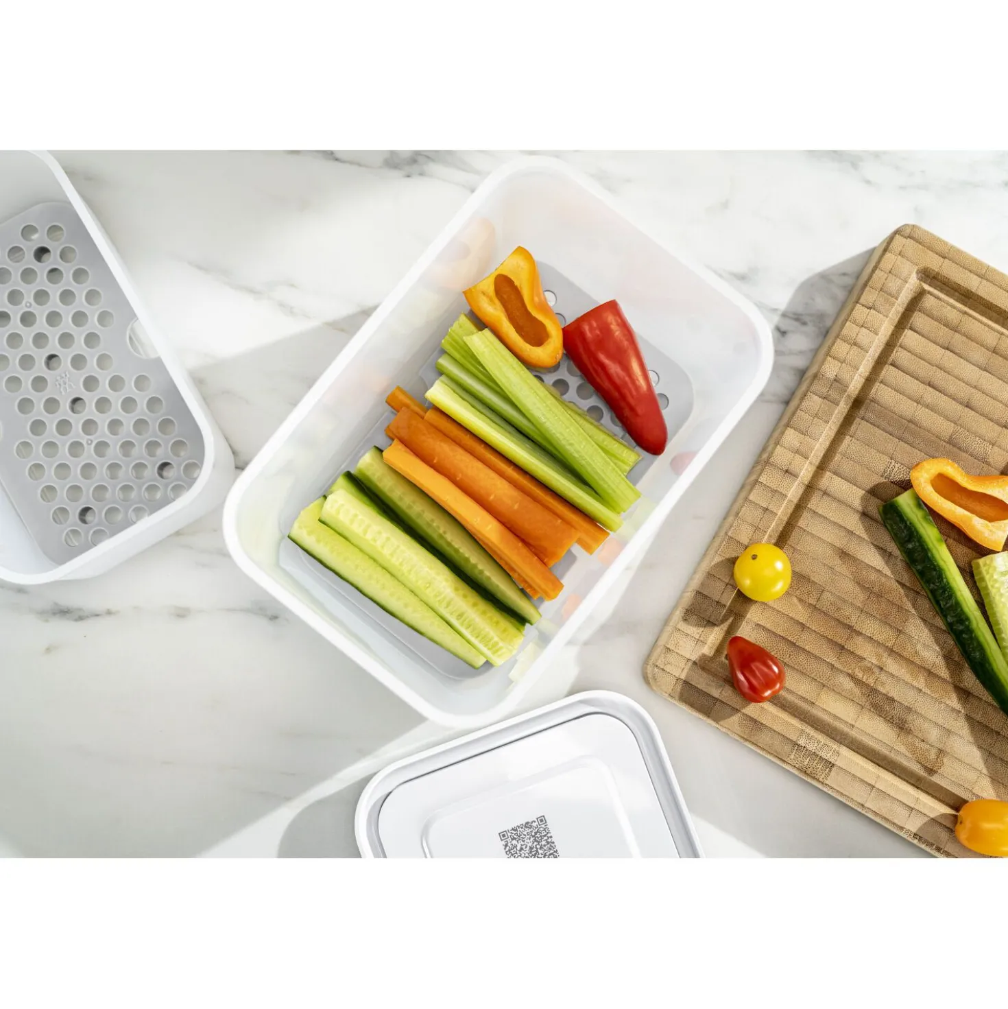 Set d’accessoires sous vide pour boîtes en plastique, M/L / 2-pcs