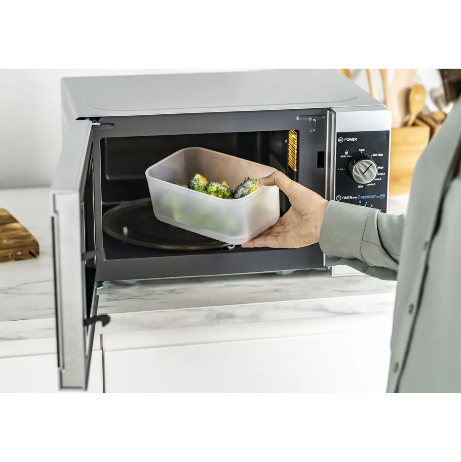 Set d’accessoires sous vide pour boîtes en plastique, M/L / 2-pcs