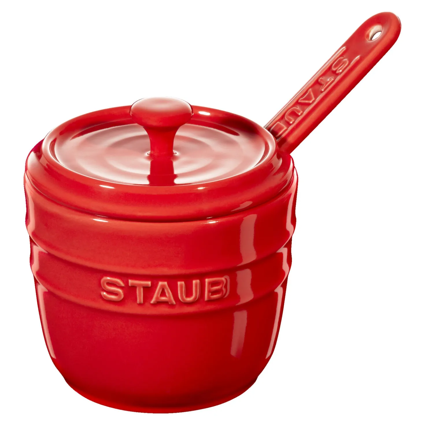 Sucrier 9 cm, Céramique, Cerise