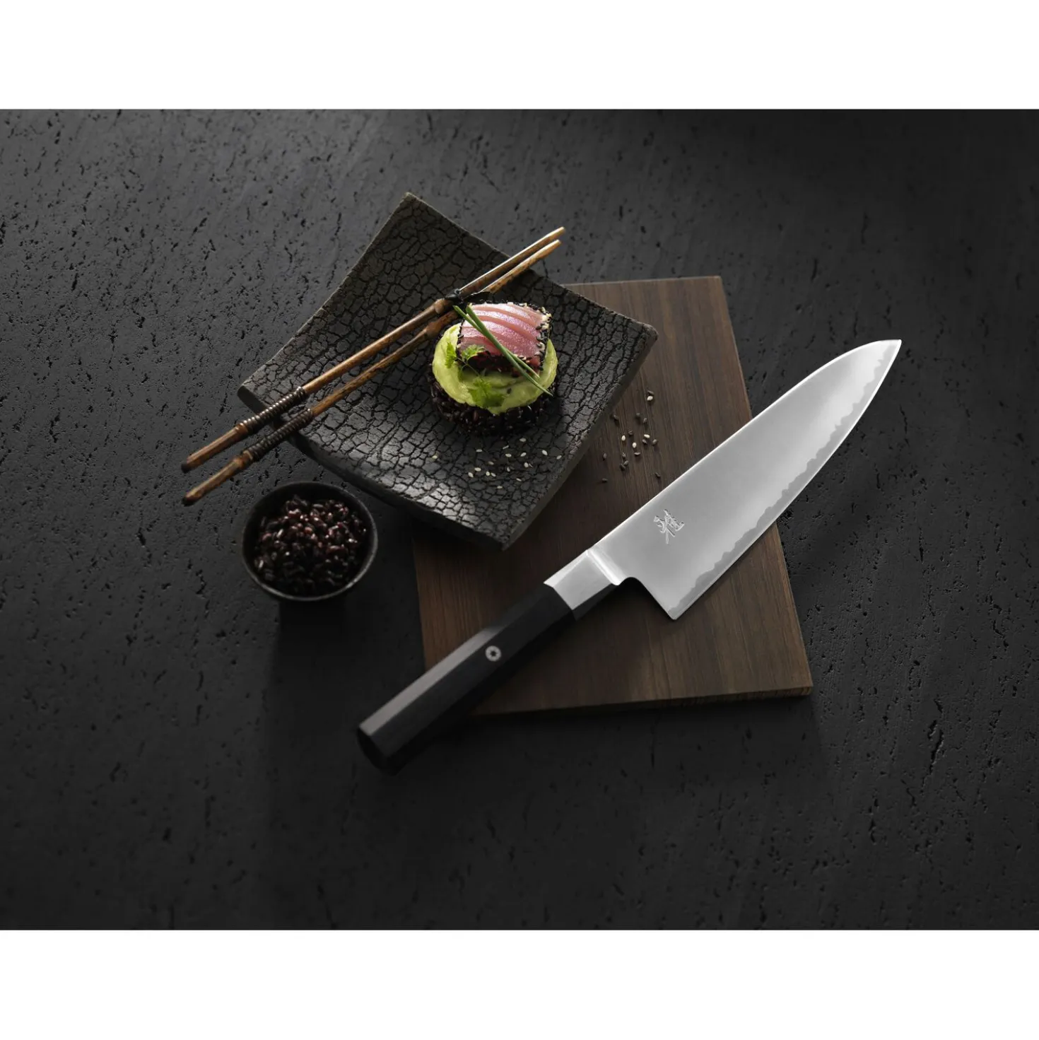 Sujihiki 24 cm, Brun, Bois de pakka