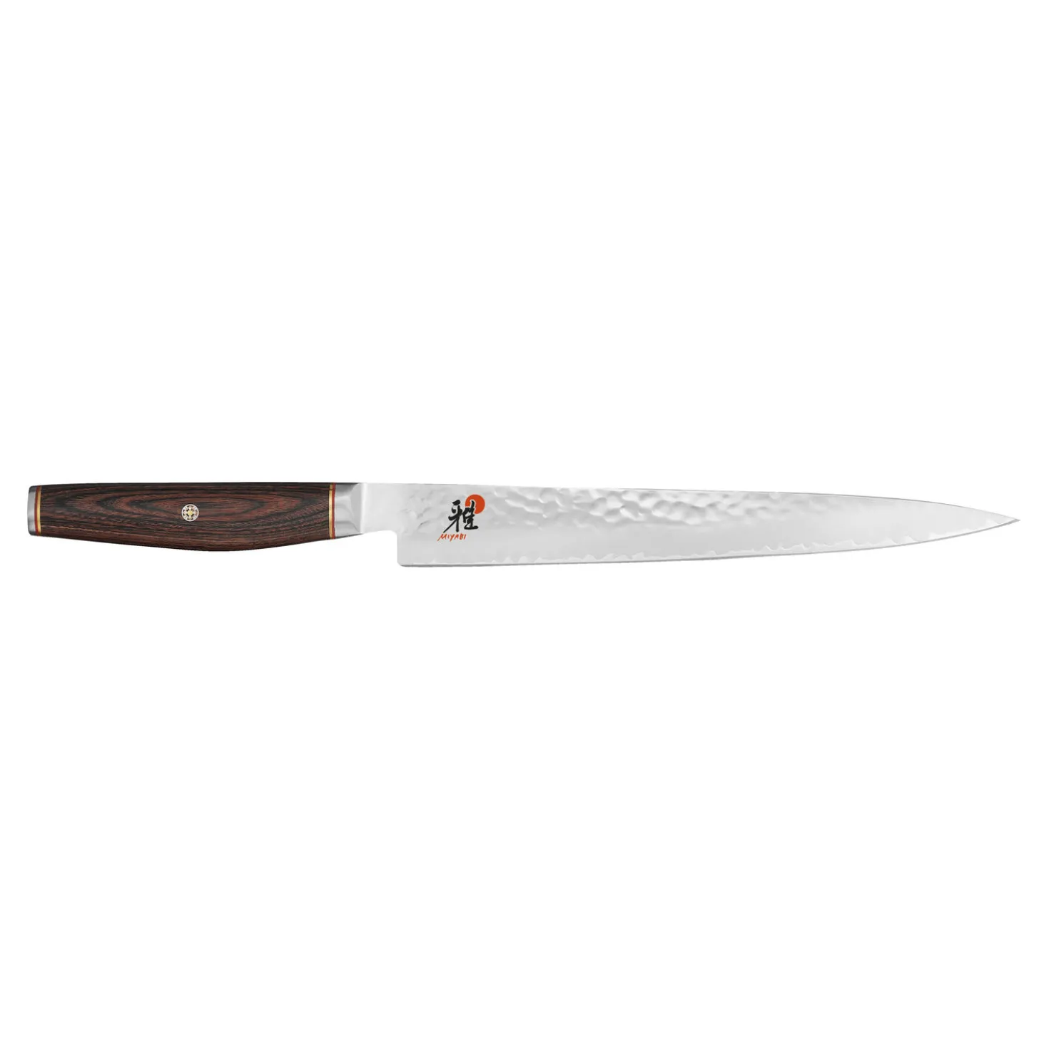 Sujihiki 24 cm, Brun, Bois de pakka