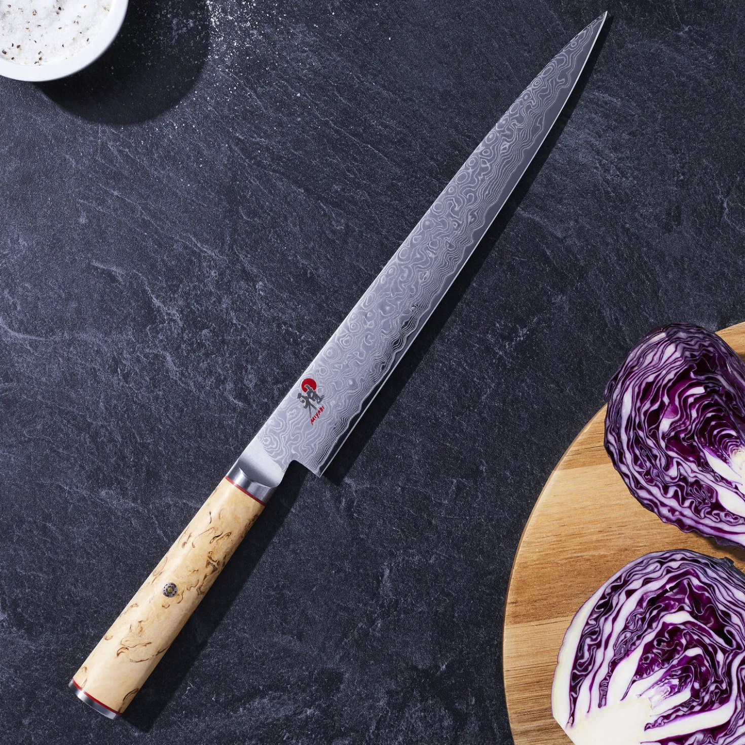 Sujihiki 24 cm, Brun, Bouleau