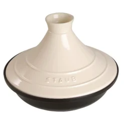 Tajine 20 cm, Fonte, Cream