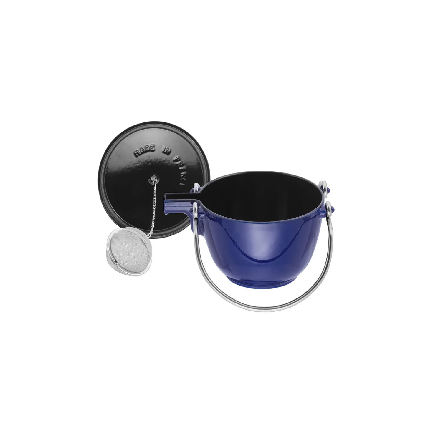 Théière 16 cm, Bleu intense