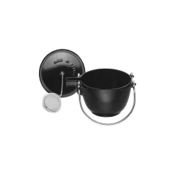 Théière 16 cm, Noir mat