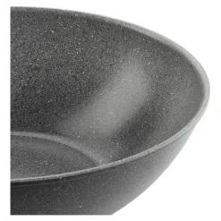 Wok, 30 cm, Aluminium, Revêtement antiadhésif en céramique renforcée en titane