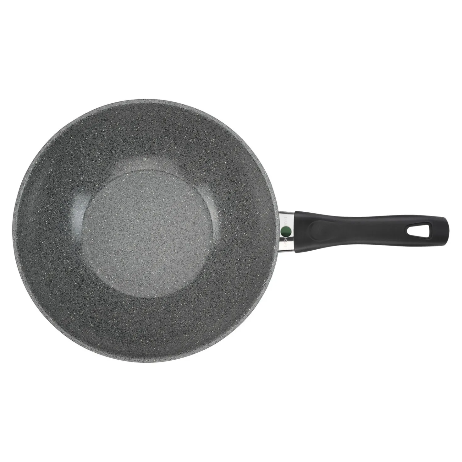Wok, 28 cm, Aluminium, Revêtement antiadhésif en céramique