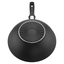 Wok, 28 cm, Aluminium, Revêtement antiadhésif en céramique