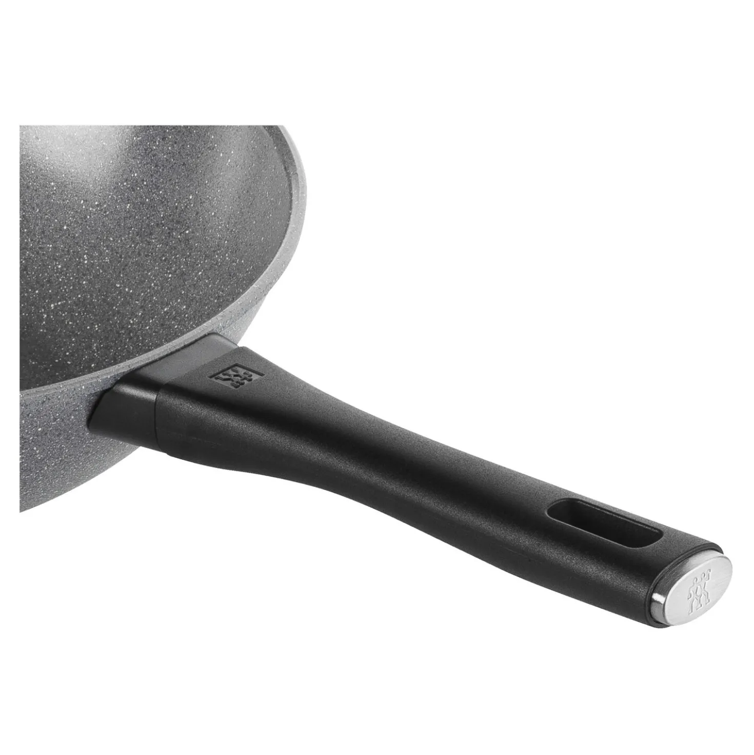 Wok, 28 cm, Aluminium, Revêtement antiadhésif en céramique renforcée en titane